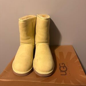 UGG Australia Light Yellow Boots
